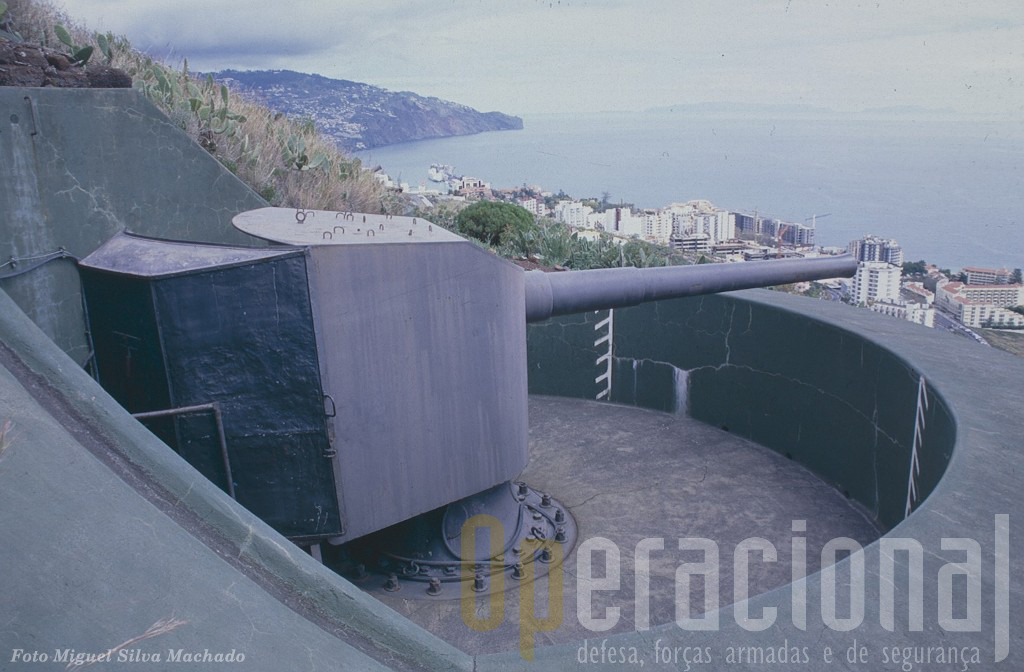 O Porto do Funchal também estava defendido pela artilharia de costa