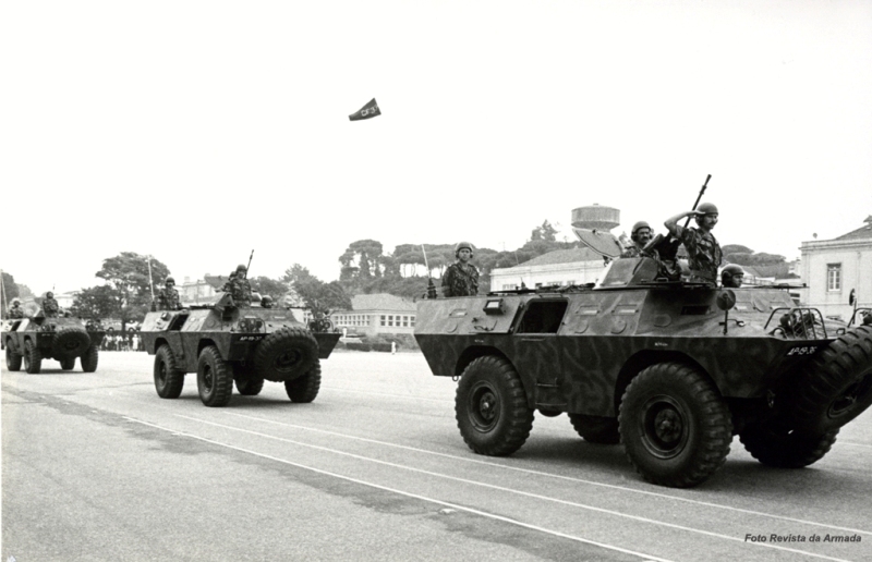 No pós-25 de Abril, em 1976, o Corpo de Fuzileiros recebeu 4 Chaimites