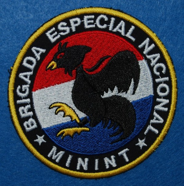 Distintivo de identificação oficial da BRIGADA ESPECIAL NACIONAL. (Col. A. Carmo)