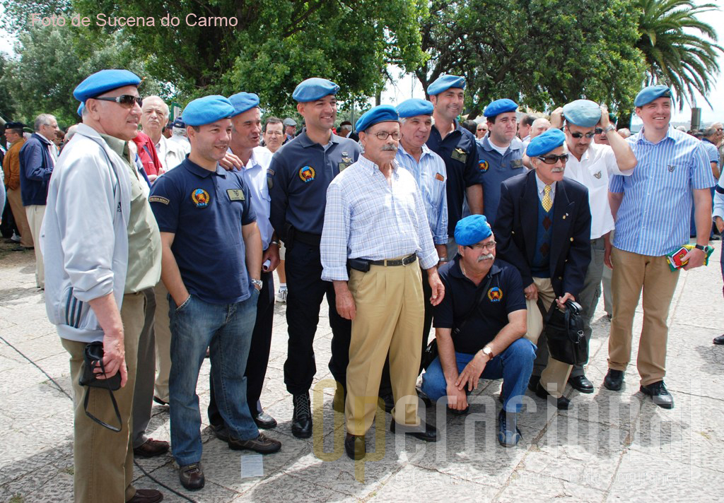 Veteranos e ex-militares da  Força Aérea Portuguesa (Polícia Aérea) marcaram significativa presença.