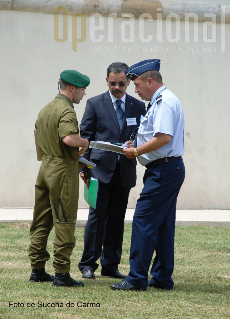 Coordenação e controlo das actividades aeronáuticas que abrilhantaram a cerimónia.
