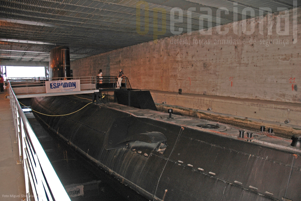 O "Espadon" foi o primeiro submarino francês a ser desmilitarizado e exposto ao público como museu.