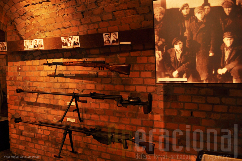 Este museu tem grande diversidade de armamento de fabrico russo. As "espingardas anti-carro" foram ali muito utilizadas pelos voluntários civis.
