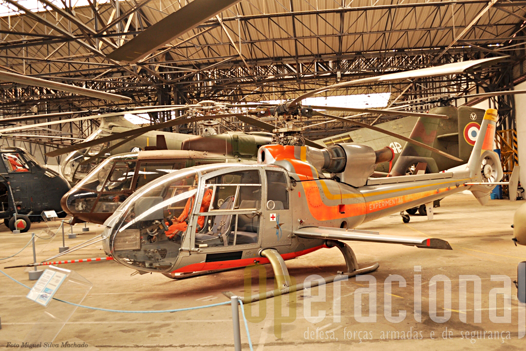Este Gazelle experimental, designado SA 349-2, dispunha de duas asas e modificações no rotor que permitiram testar várias alterações em diferentes sistemas do helicóptero. Algumas das caracteriticas ainda hoje não são divulgadas... Foi oferecido ao museu em 1993. 