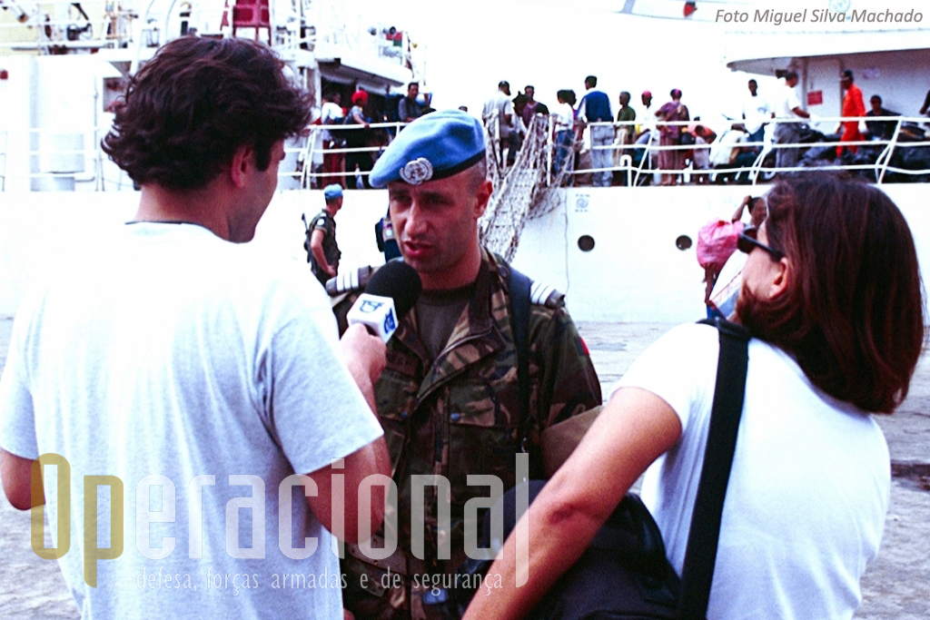A missão teve uma razoável cobertura noticiosa por parte dos media portugueses. Mesmo que longe da Bósnia em 1996 foi muitosuperior ao que actualmente se verifica no Afeganist
