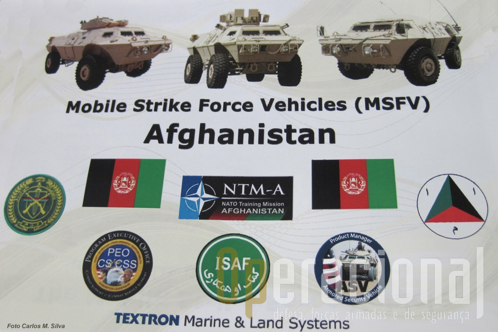 Depois dos EUA, Colombia, Bulgária e Iraque com cerca de 3.000 viaturas desta familia,  a "Textron" está agora a fornecer  o Afeganistão.