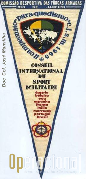 Flamula criada para o campeonato e distribuida às delegações.
