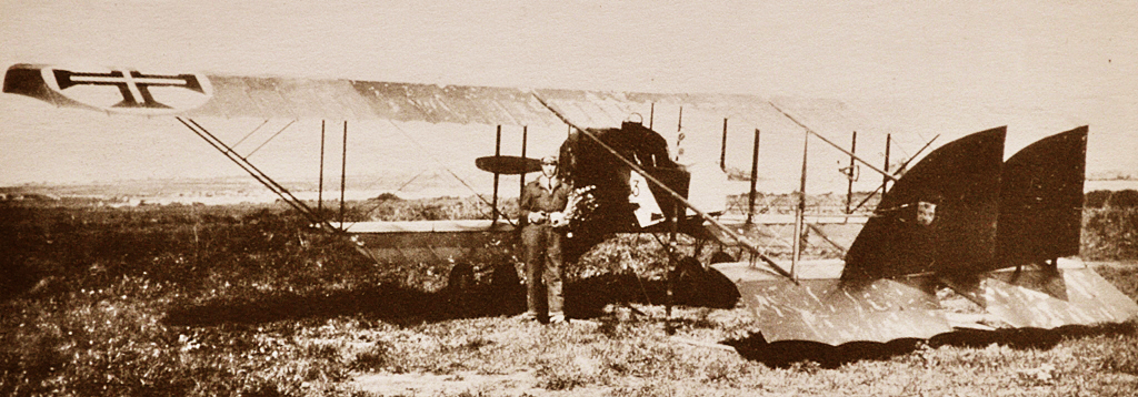 Caudron G III Esquadrilha Mista de Treino e Depósito - Tancos 1921 (Foto colecção particular).