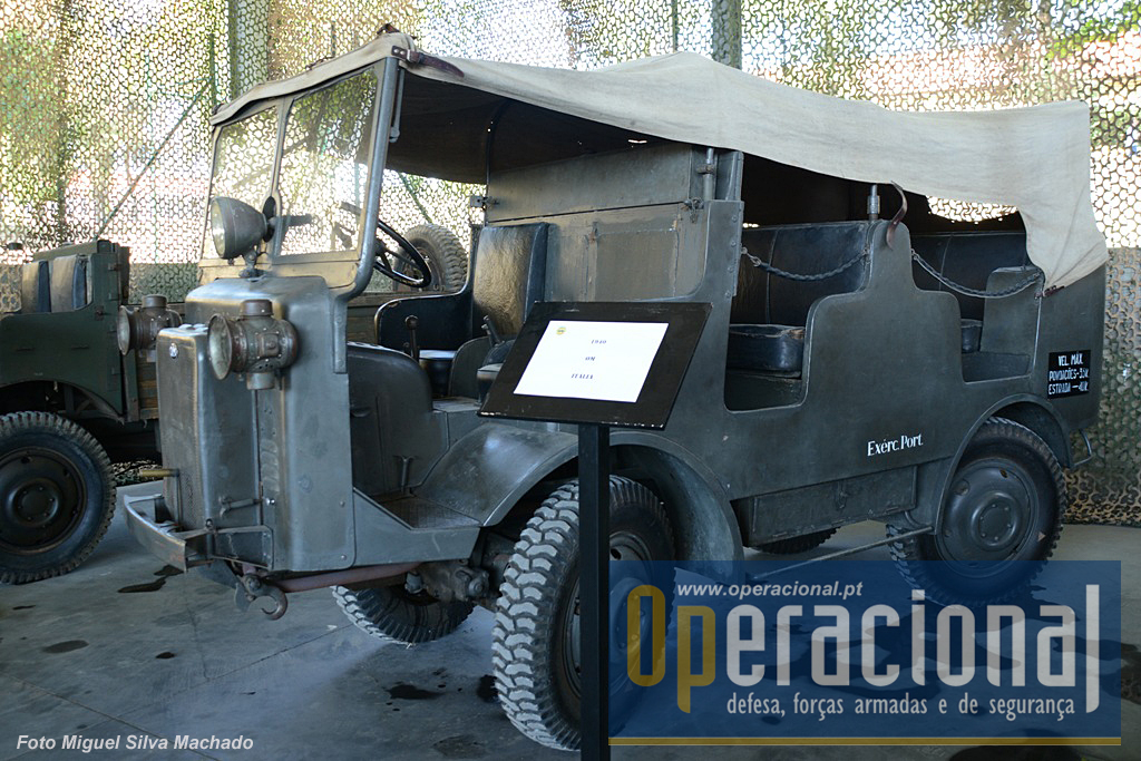 Um "OM" de fabrico italiano introduzido no Exército Português em 1940.