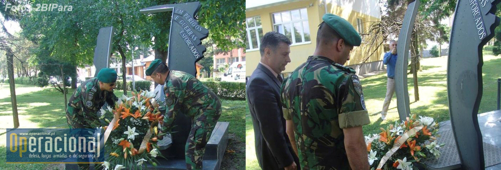 O Tenente-Coronel Francisco Sousa, comandante do 2.ºBIPara em missão no Kosovo e Bósnia e também ele veterano da primeira missão na Bósnia em 1996, estabeleceu contactos directos com a Câmara Municipal e em conjunto com a autarquia prestou homenagem aos militares mortos na Bósnia.